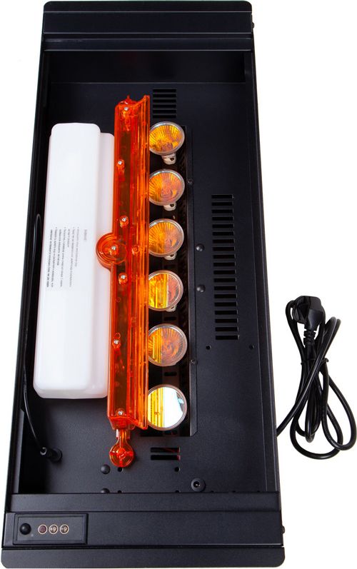 Электрокамин с широким очагом 3D Real-Flame EKATERINA 26 WT-659G с очагом CASSETTE 630 с дровами фото#7