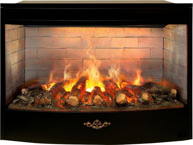 Электрокамин с широким очагом 3D Real-Flame BARCELONA 26/33 AO-255 с очагом FIRESTAR 33 фото#3