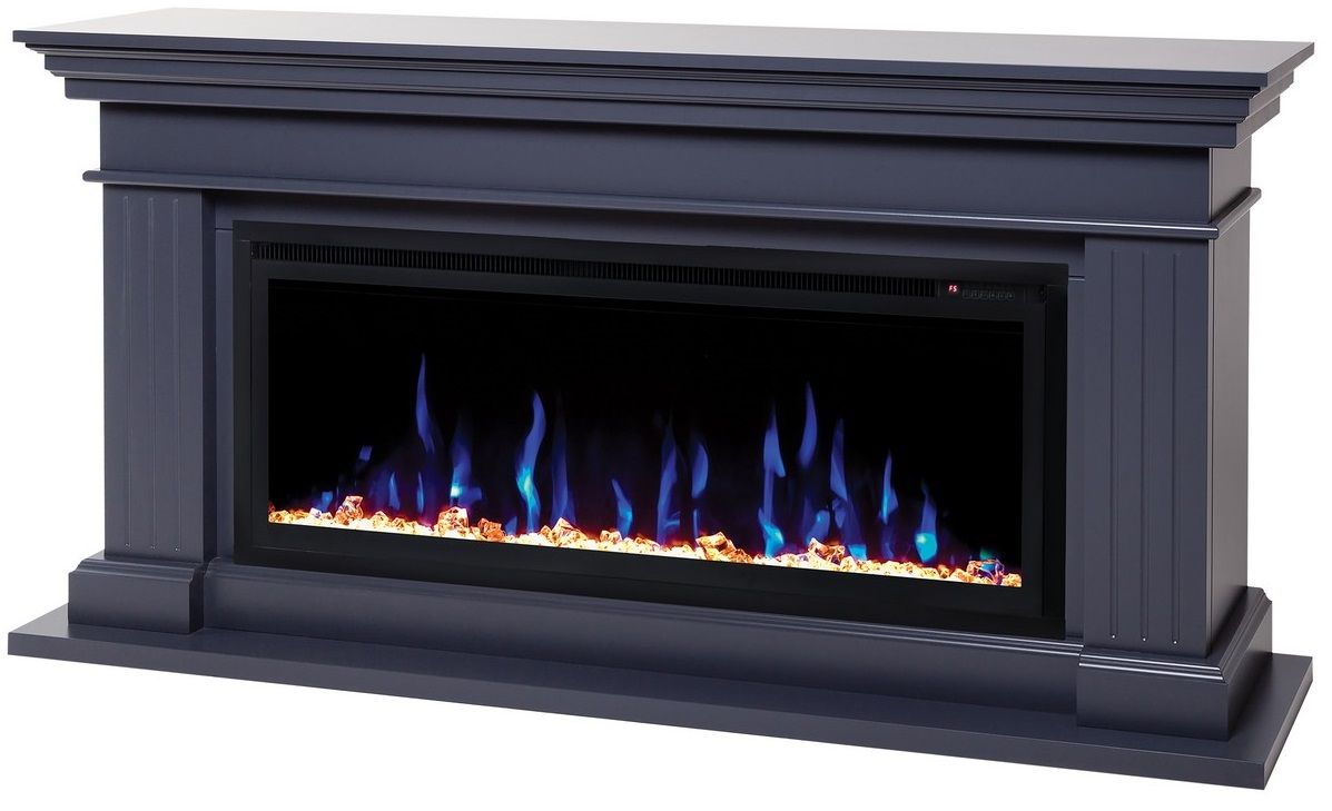 Электрокамин с широким очагом 2D Real-Flame ONTARIO S42/SF42 GR-P718 с очагом SAPHIR 42 фото#14
