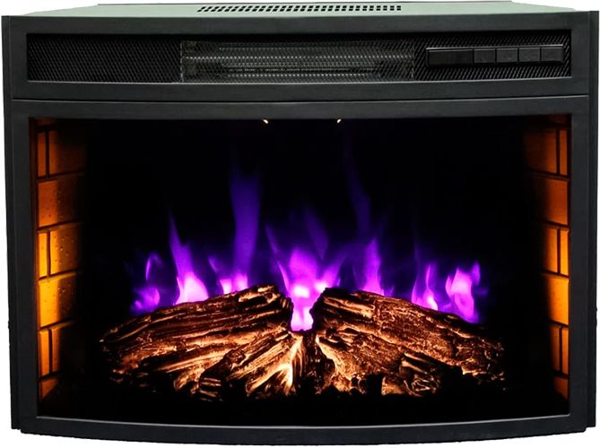 Электрокамин с классическим очагом 2D Real-Flame ELFORD 25 WT-614 с очагом INDIGO 25 фото#3