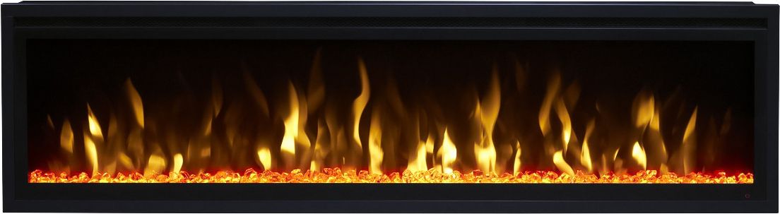 Электрокамин с широким очагом 2D Real-Flame ISLANDIA SF60 WT-511 с очагом SAFITA 60 фото#3