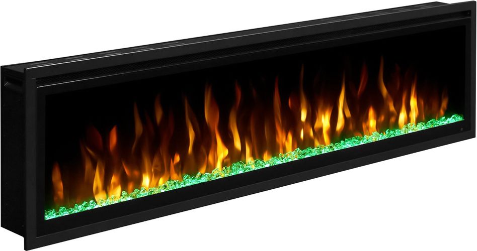 Электрокамин с широким очагом 2D Real-Flame ISLANDIA SF60 WT-511 с очагом SAFITA 60 фото#4