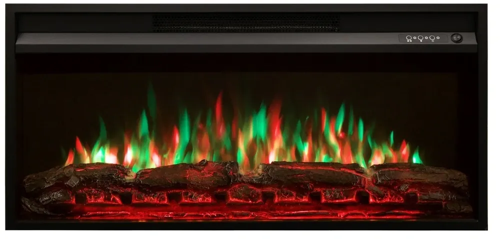 Линейный электрокамин Real-Flame REGENT PRM36 BG-P615 с очагом PREMIER 36 фото#8