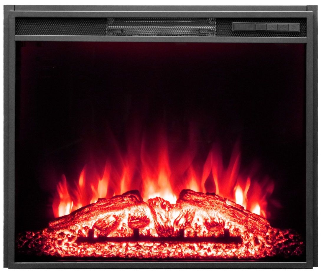 Электрокамин с широким очагом 2D Real-Flame STANLEY 26 GR-P718 с очагом AQUAMARINE 26 фото#15
