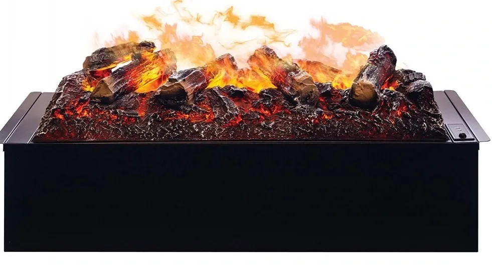 Электрокамин с широким очагом 3D Real-Flame STANLEY 26 GR-P718 с очагом CASSETTE 630 с дровами фото#2
