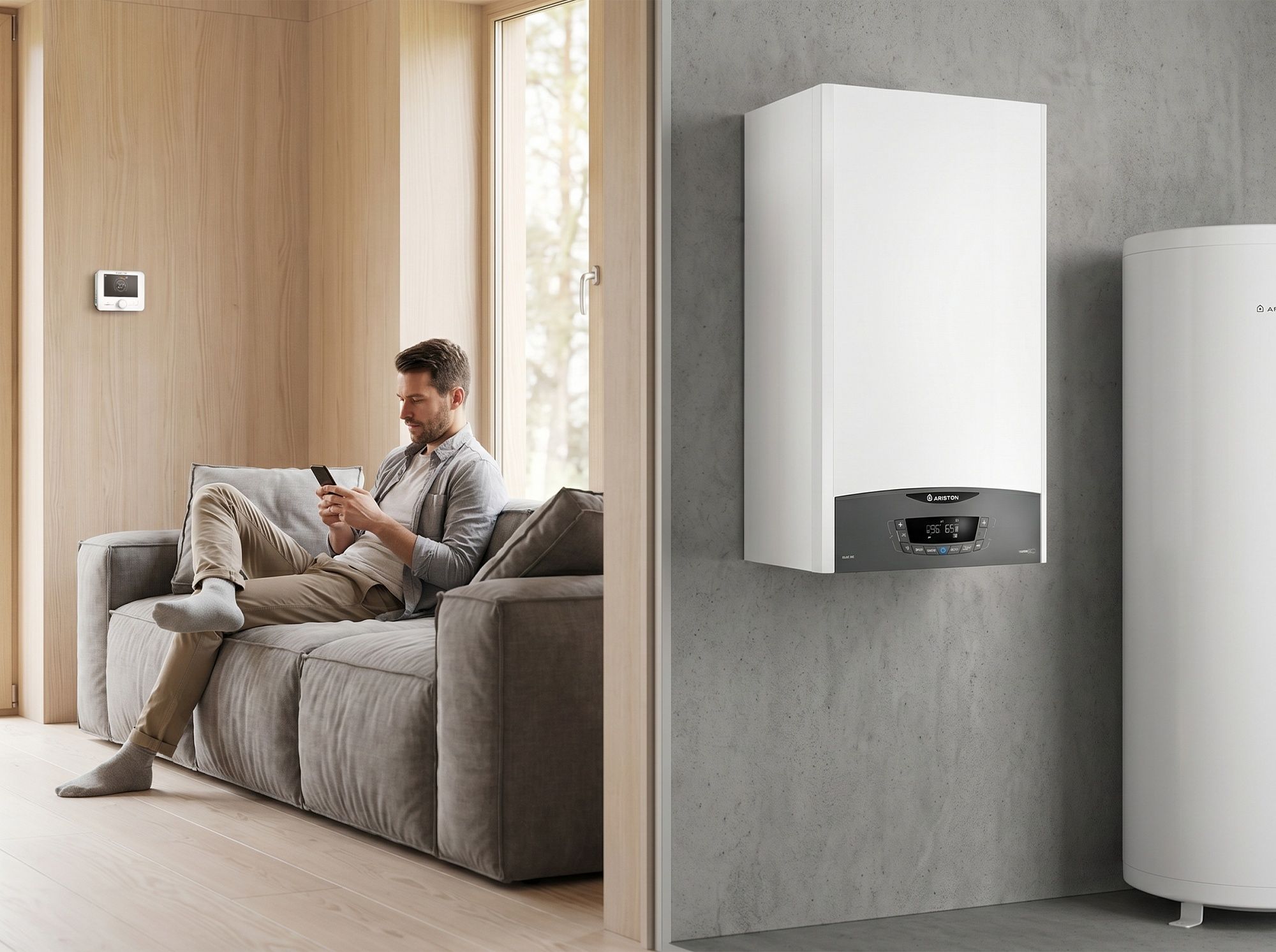 Настенный газовый котел Ariston CLAS XC SYSTEM NET 24 FF NG* фото#6