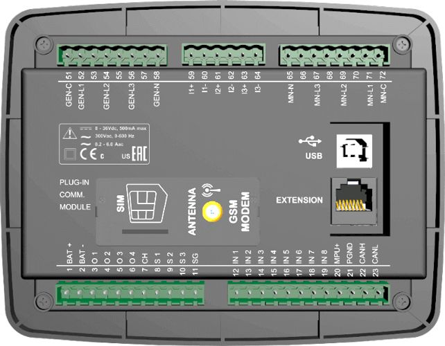 Дизельный генератор CTG AD-440RE фото#4
