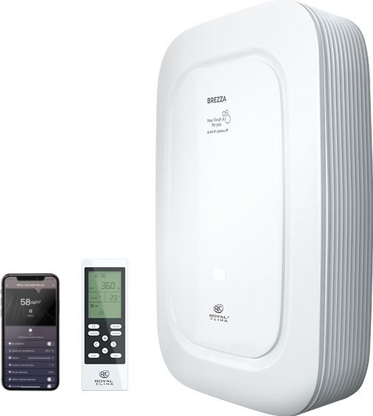 Бытовая приточная вентиляционная установка Royal Clima RCB-H 150 LUX фото#4