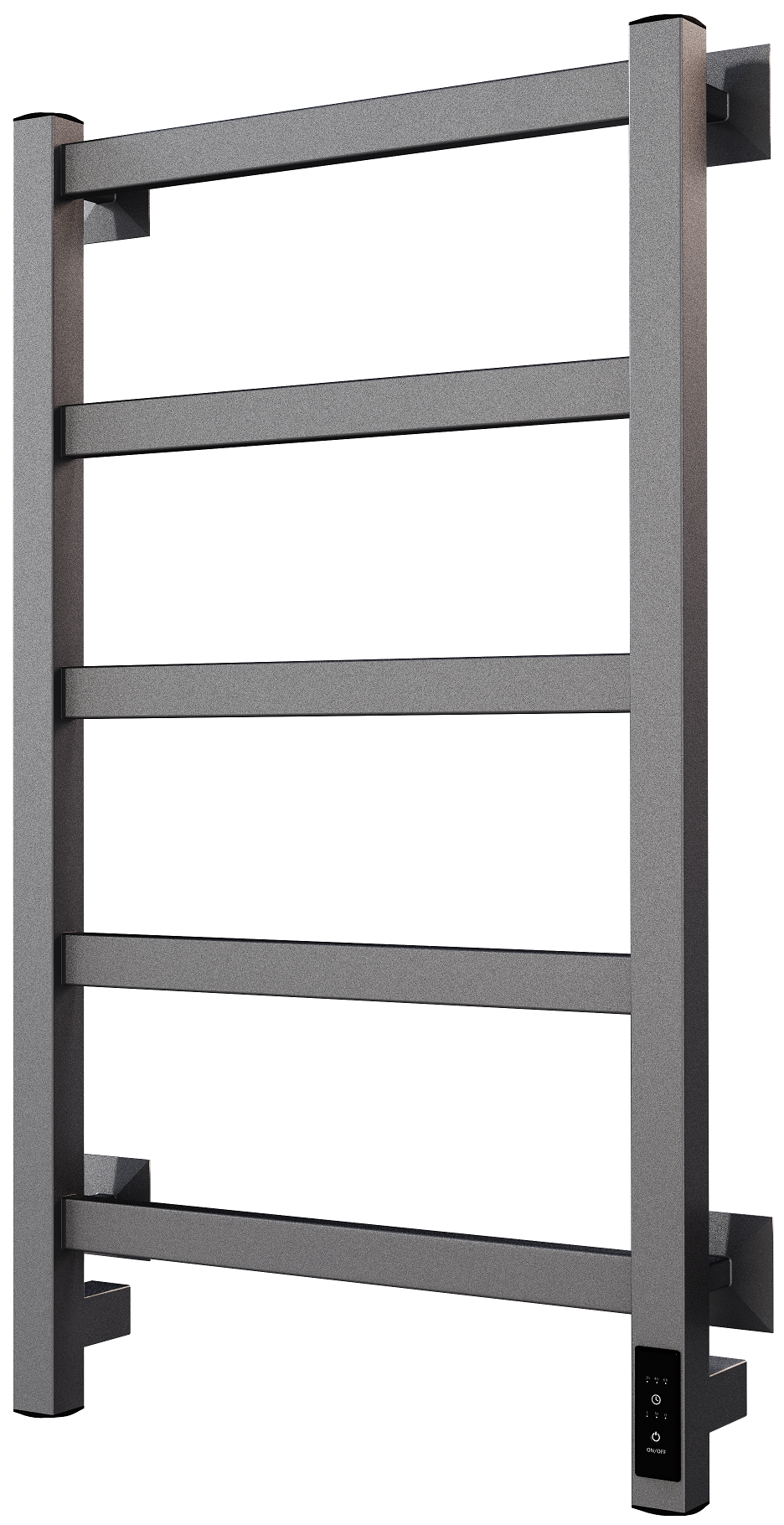 Электрический полотенцесушитель лесенка INDIGO Базис б/п (электро) 75/40 Graphite Metallic фото#2