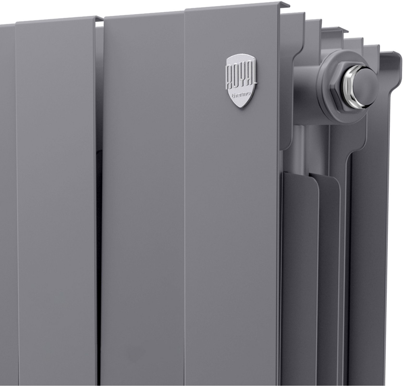 Биметаллический радиатор Royal Thermo PianoForte 500 Серебристый - 6 секц. фото#4