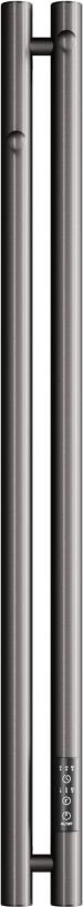 Электрический полотенцесушитель INDIGO Стайл 2 (электро) 90/8 Graphite Metallic фото#2