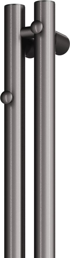 Электрический полотенцесушитель INDIGO Стайл 2 (электро) 90/8 Graphite Metallic фото#3
