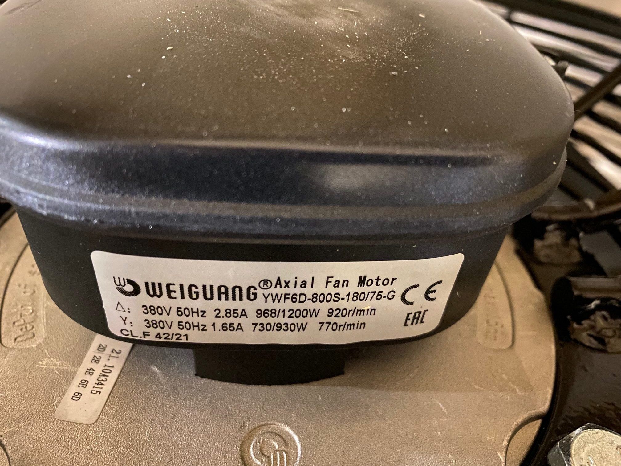 Вентилятор промышленный осевой WEIGUANG YWF-6-D-800-S-180/75-G фото#4