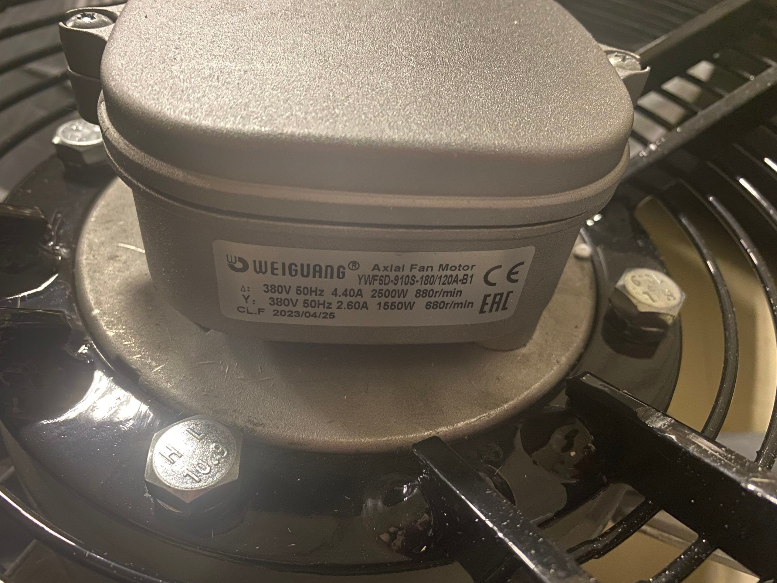 Вентилятор промышленный осевой WEIGUANG YWF-6-D-910-B-180/120-B1 фото#10