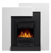 Электрокамин уценённый Electrolux EFP/P-1020LS с порталом Firelight Tetris Classic белый, серый уценённый