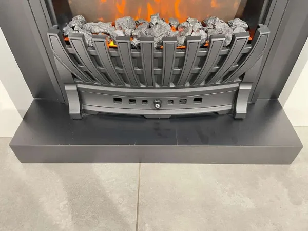 Электрокамин Electrolux EFP/P-1020LS с порталом Firelight Tetris Classic белый, серый уценённый фото#9