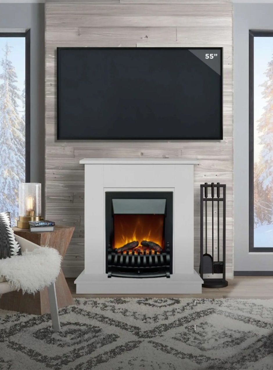 Электрокамин с классическим очагом 2D Real-Flame АСТИ STD WT-LCB510/BL-LCB917 с очагом FOBOS LUX RC фото#17