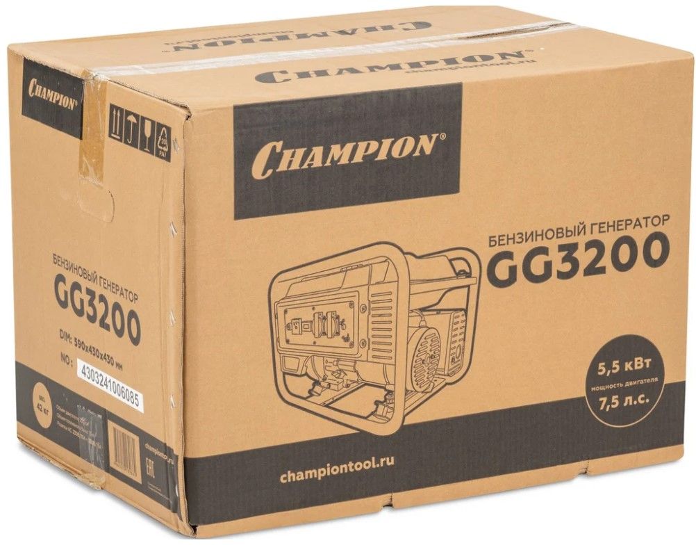 Бензиновый генератор CHAMPION GG3200 фото#21