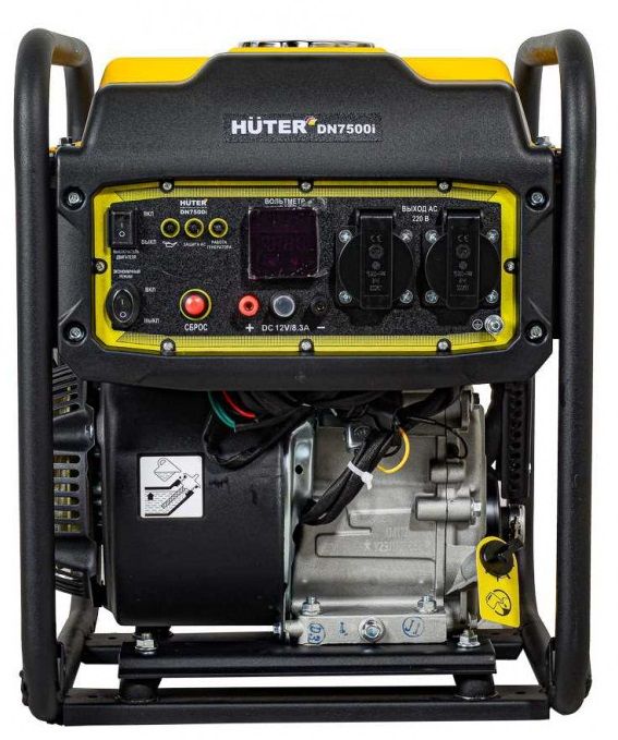 Бензиновый генератор Huter DN7500i фото#2