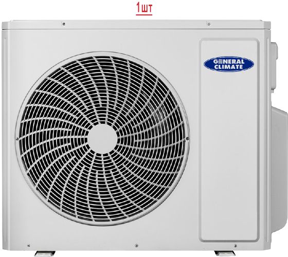 Мульти сплит-система General Climate Free Multi 2 GU-M3E21H32/GC-MR09HR32*3 фото#3