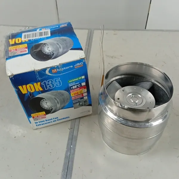 Вентилятор Mmotors ВOK 135/120 Т 205 м3/ч с обратным клапаном уценённый фото#4