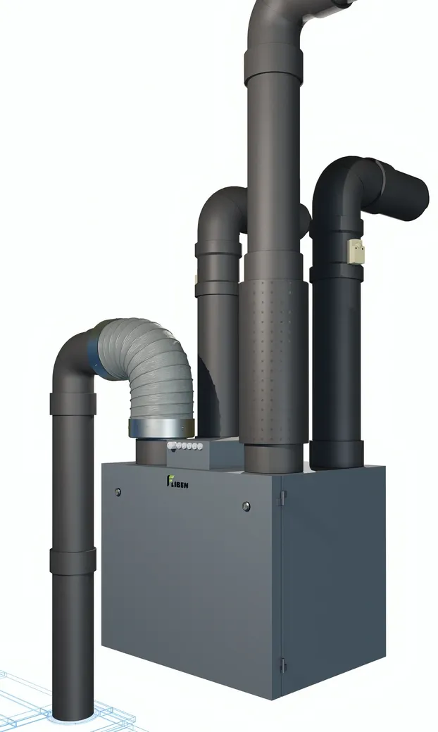 Шумоглушитель Fliben Termo Duct D125 мм, L1000 фото#3