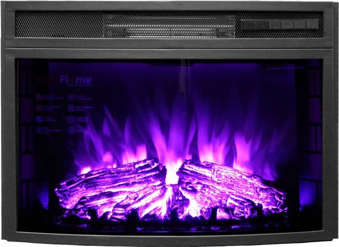 Электрокамин с классическим очагом 2D Real-Flame ATHENA STD/25,5 WT-F612 с очагом INDIGO 25 фото#6