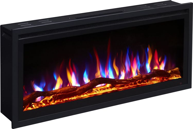 Линейный электрокамин Real-Flame СОЛО J45/JK45/SF42 WT-FSHW511/ WT-F512 с очагом SAFITA 42 фото#7