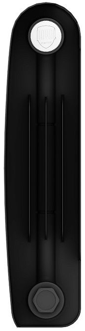Биметаллический радиатор Royal Thermo Eclipse 300 Чёрный VR80 - 12 секц. фото#2