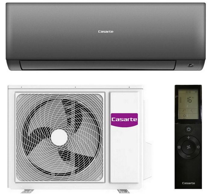 Настенные кондиционеры Casarte серии ELETTO Black Inverter