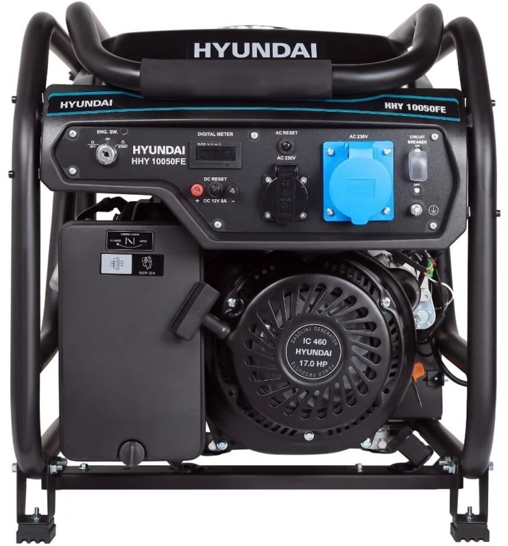 Бензиновый генератор Hyundai HHY 10050FE фото#2