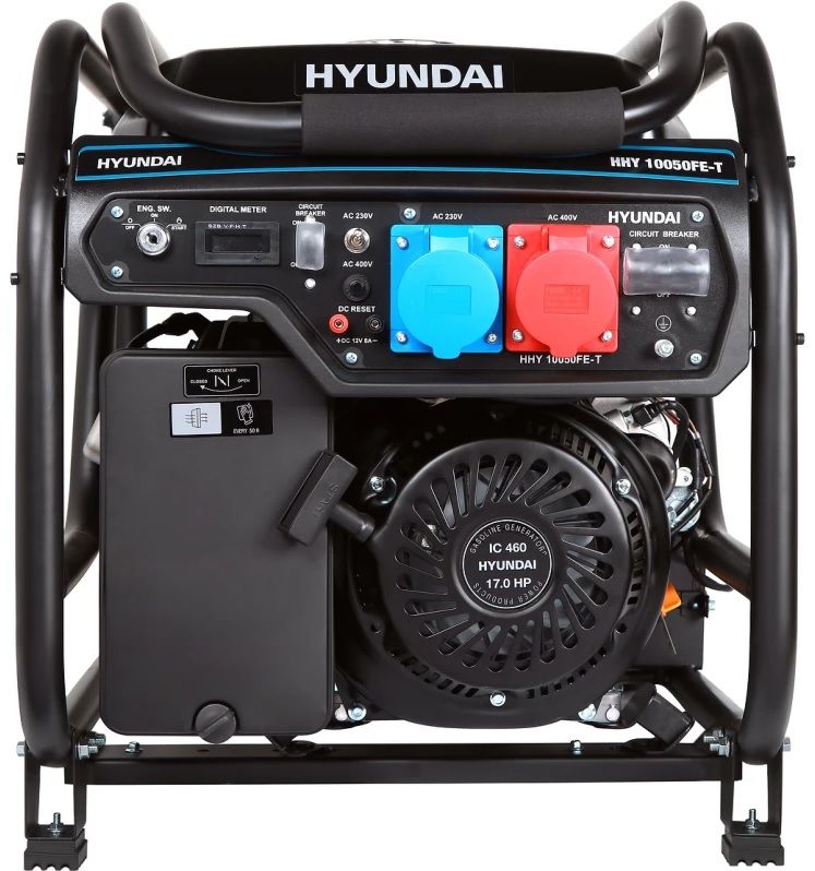 Бензиновый генератор Hyundai HHY 10050FE-T фото#2