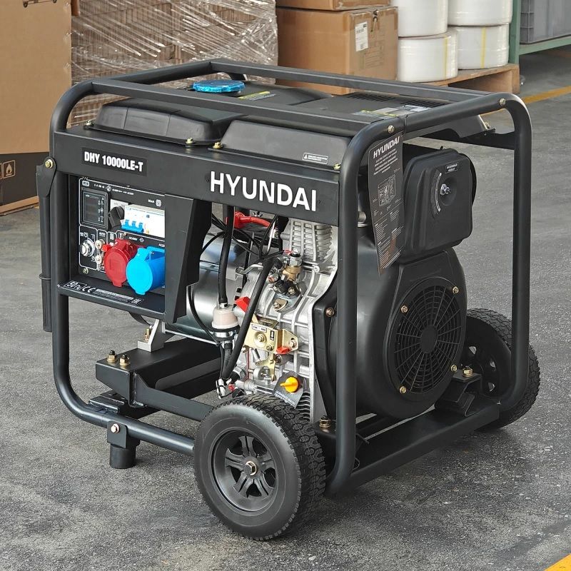 Дизельный генератор Hyundai DHY 10000LE-T фото#2