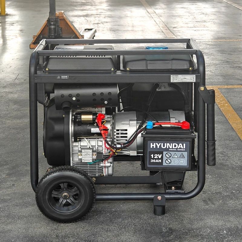 Дизельный генератор Hyundai DHY 10000LE-T фото#6