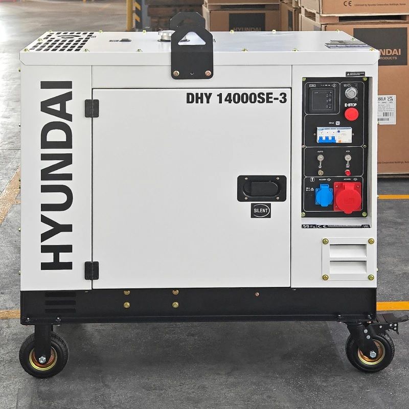 Дизельный генератор Hyundai DHY 14000SE-3 фото#2
