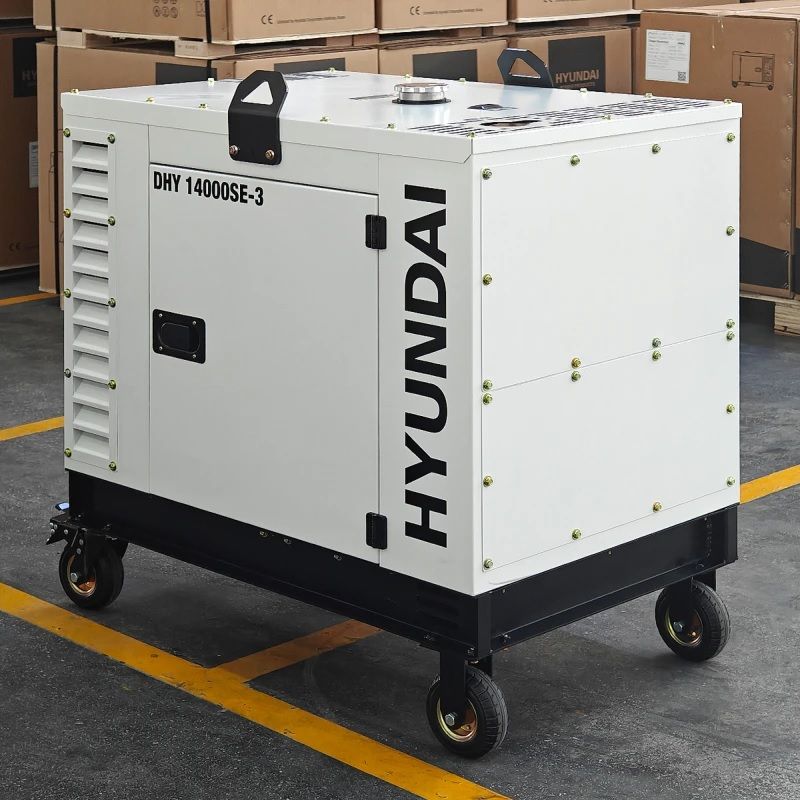 Дизельный генератор Hyundai DHY 14000SE-3 фото#4