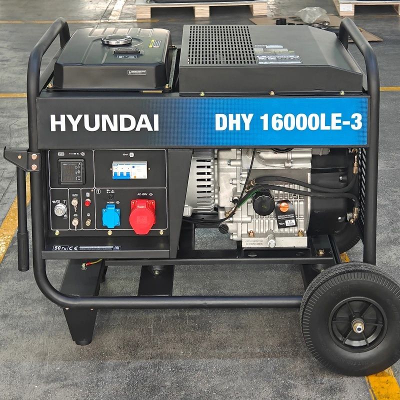 Дизельный генератор Hyundai DHY 16000LE-3 фото#2