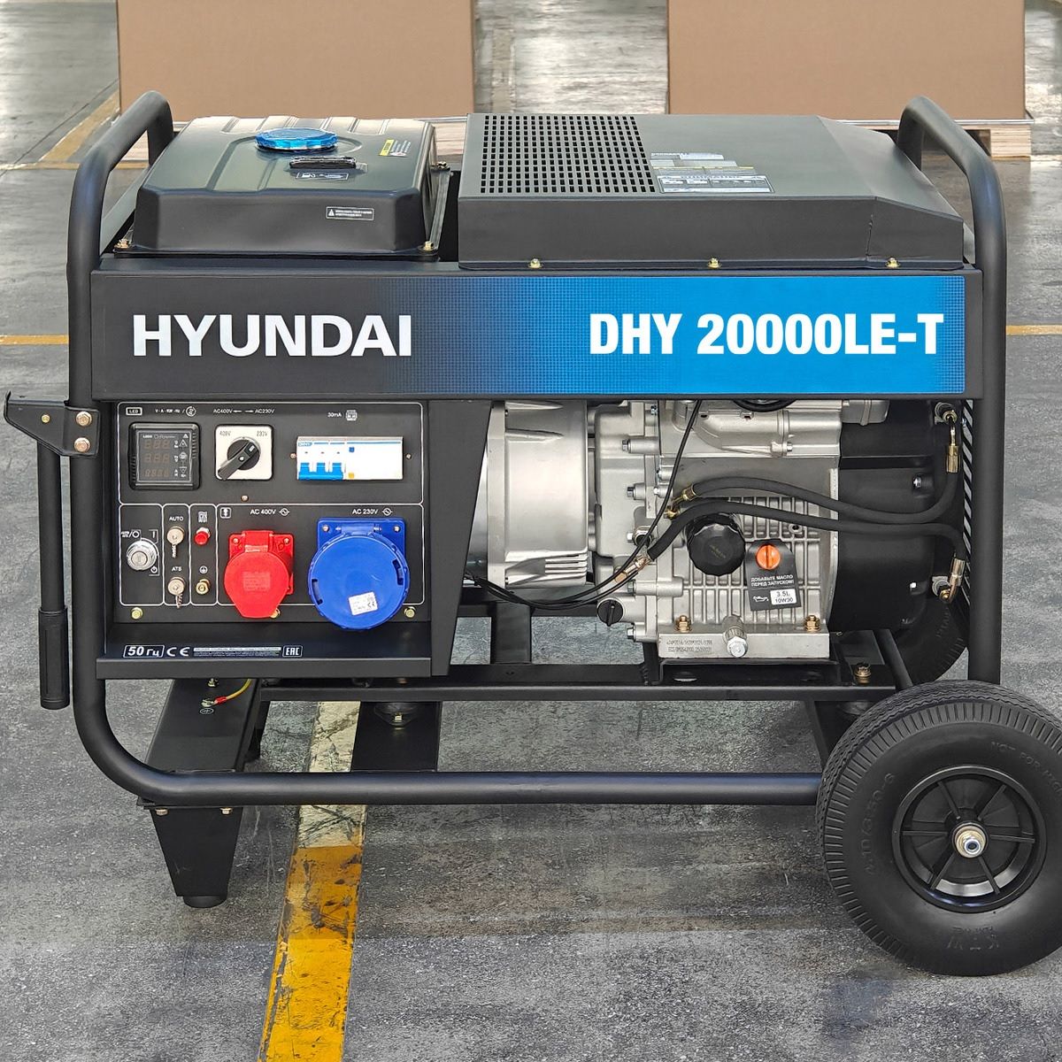 Дизельный генератор Hyundai DHY 20000LE-T фото#6