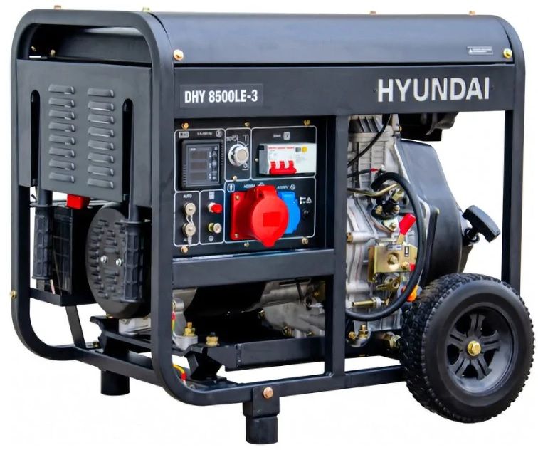 Дизельный генератор Hyundai DHY 8500LE-3 фото#2