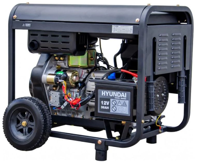 Дизельный генератор Hyundai DHY 8500LE-3 фото#5