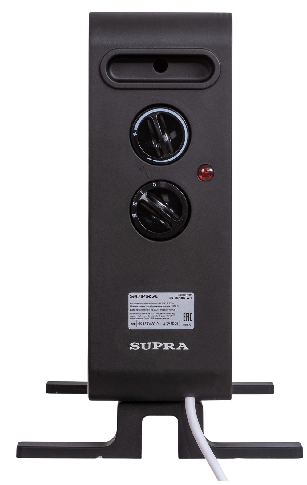 Конвектор электрический Supra SU-CON200_WH фото#4