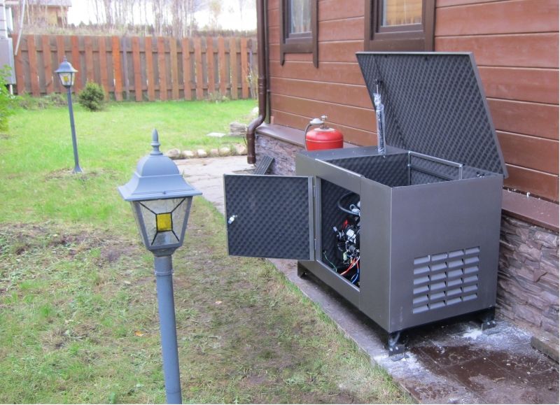 Газовый генератор GasGenerators G 9.0 KX в шумозащитном контейнере фото#2