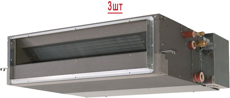 Мульти сплит-система Hitachi RAM-110NP5E/2xRAD-35RPE/RAD-50RPE фото#3