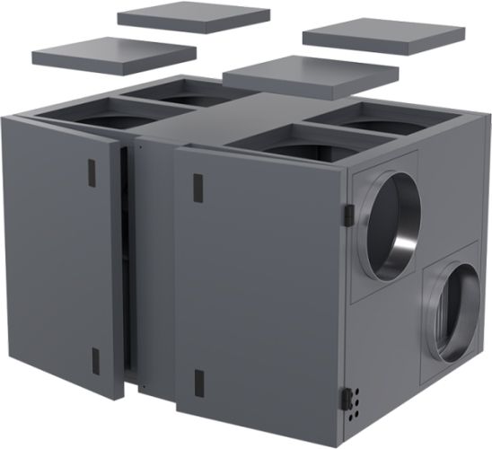 Приточно-вытяжная вентиляционная установка Zilon ZPVR-N 1200 UWL EC A