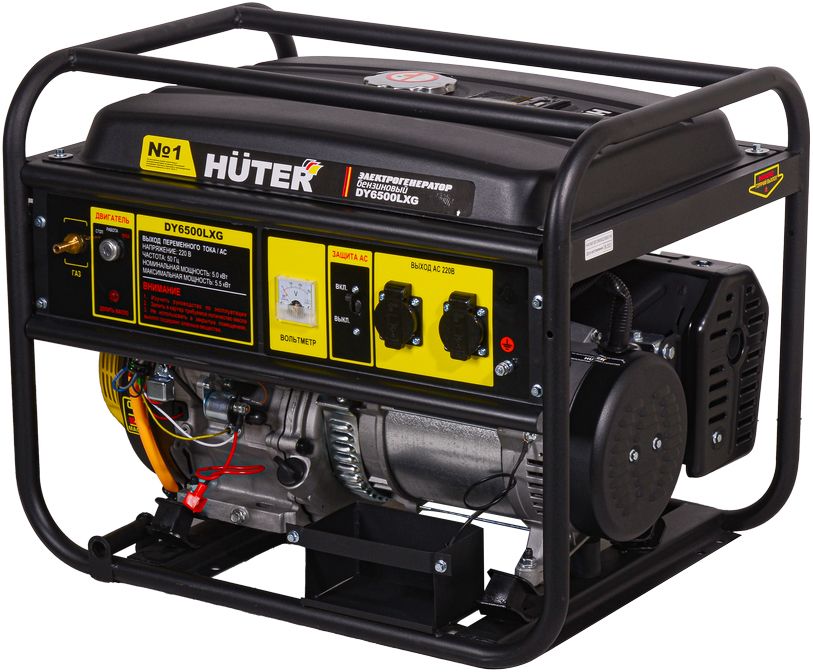 Гибридный генератор Huter DY6500LXG