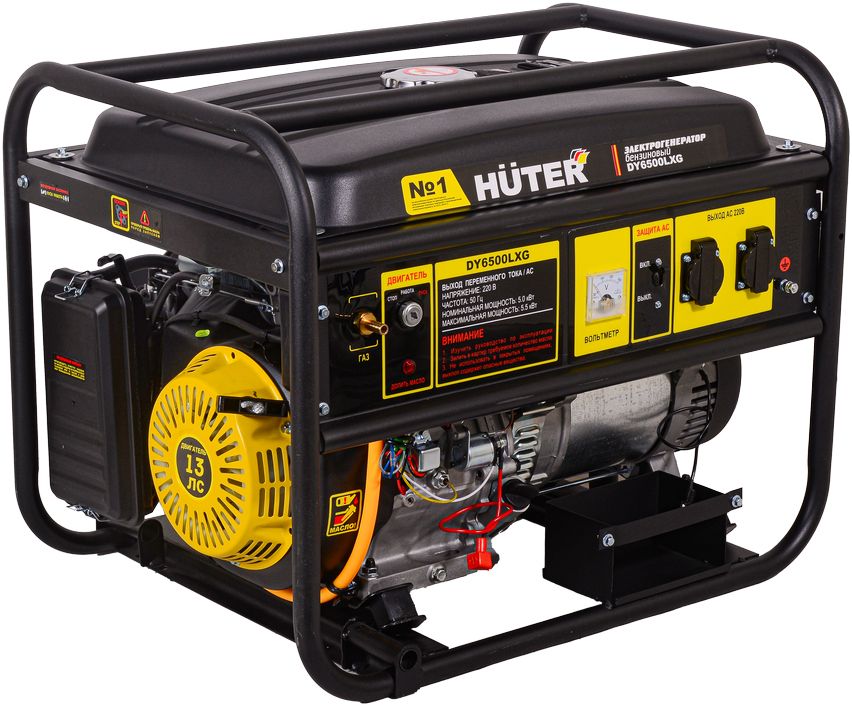 Гибридный генератор Huter DY6500LXG фото#3