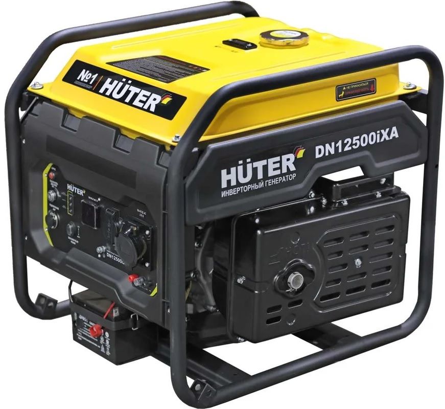 Бензиновый генератор Huter DN12500iXA-электростартер