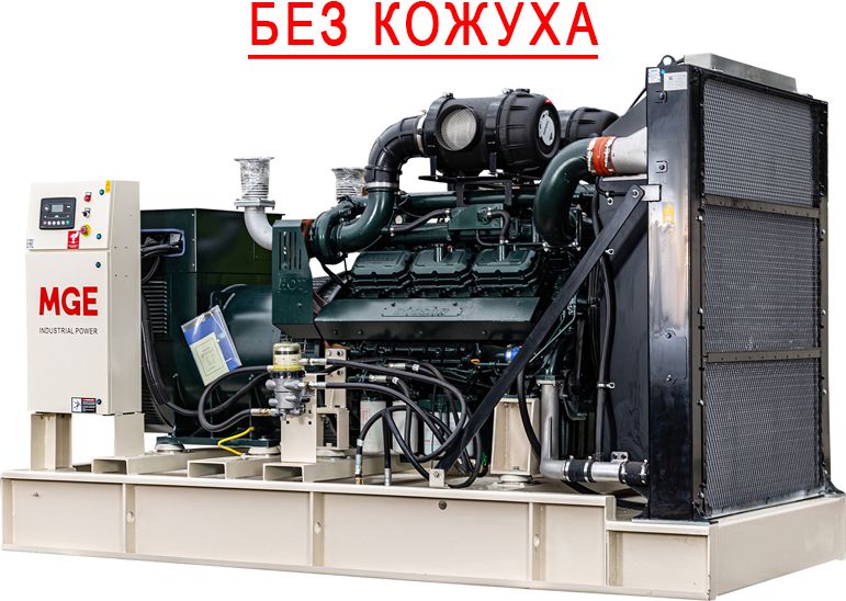 Дизельный генератор MGE 640 DOOSAN в кожухе с АВР фото#2