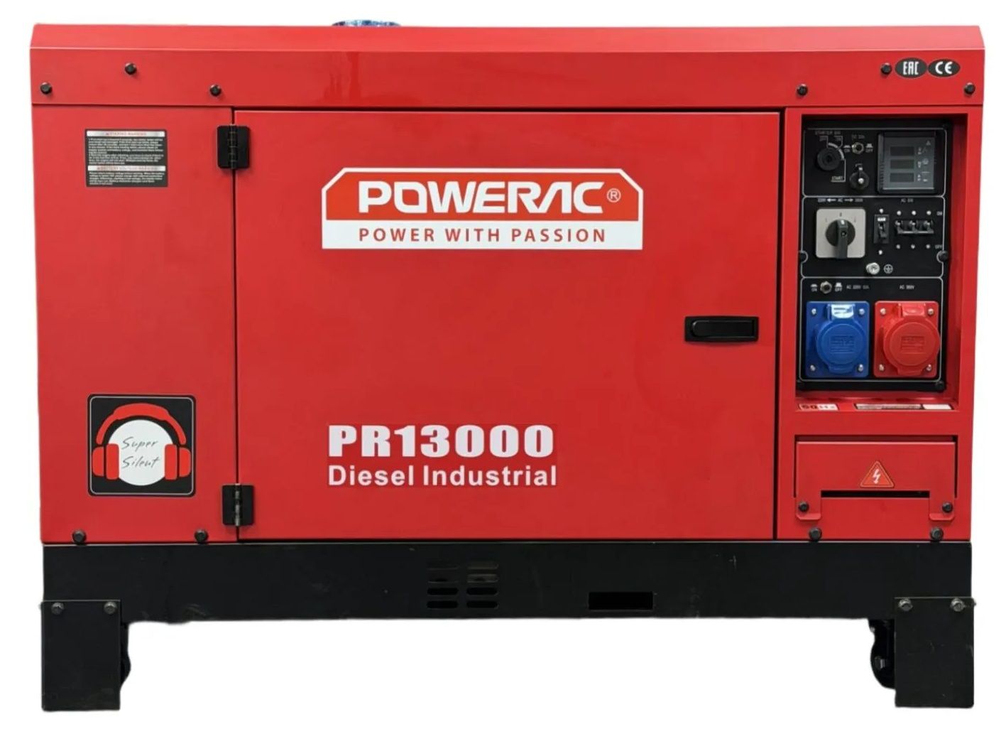 Дизельный генератор Powerac PR13000 Diesel Industrial фото#2