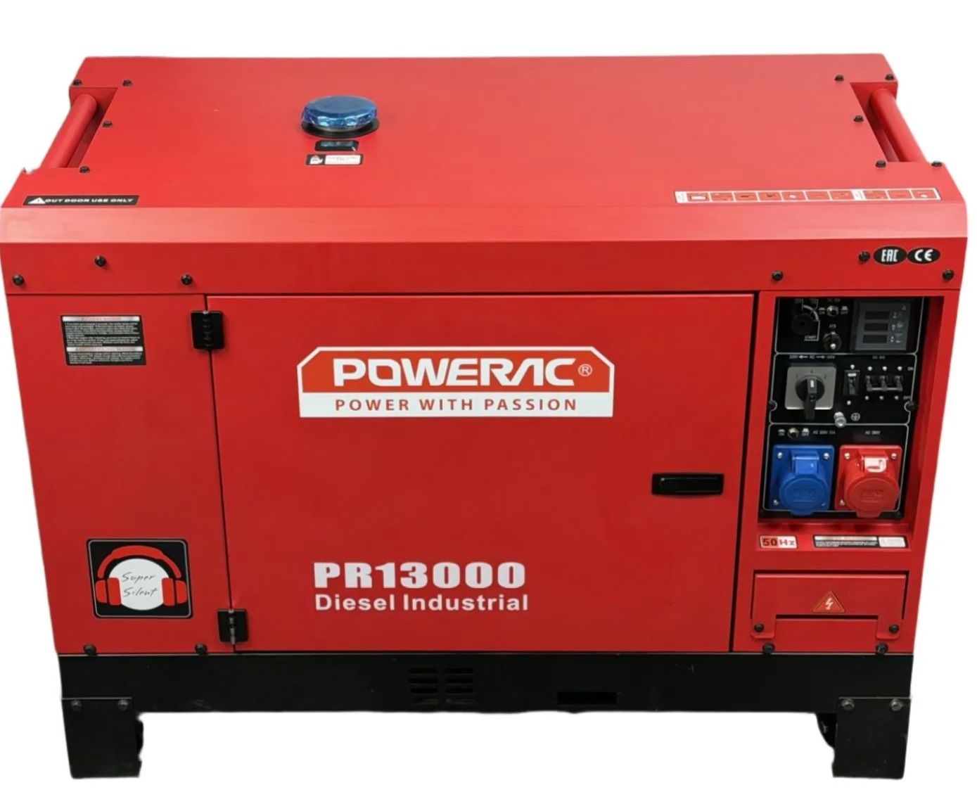 Дизельный генератор Powerac PR13000 Diesel Industrial фото#6